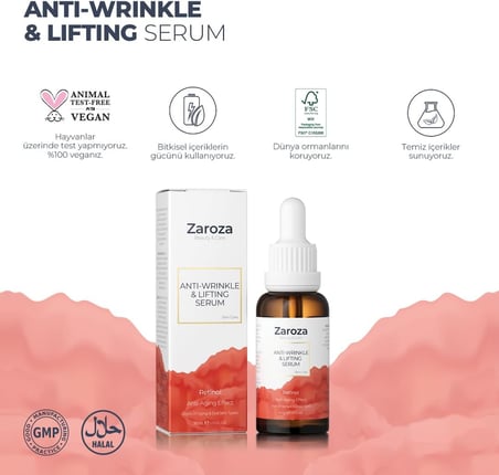 Kırışıklık & Sarkma Karşıtı Retinol Serum 30 ml