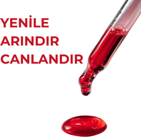 %10 AHA +%2 BHA Red Peeling Serum – Cilt Canlandırıcı, Gözenek Arındırıcı ve Aydınlatıcı Peeling Serumu – Daha Pürüzsüz ve Eşit Tonlu Cilt – 30 ml