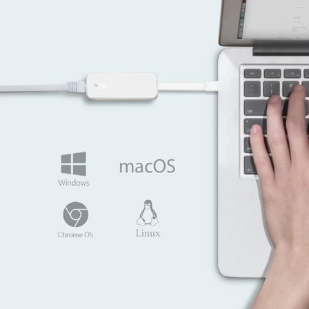 UE300C, USB Type-C to RJ45 Gigabit Ethernet Network Adapter