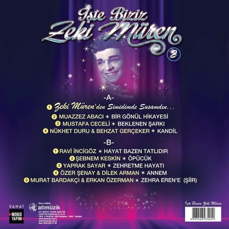 Zeki Müren İşte Biziz Zeki Müren Vol. 2 Plak LP