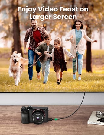 4K 60Hz Micro HDMI to HDMI Kablo 2 Metre