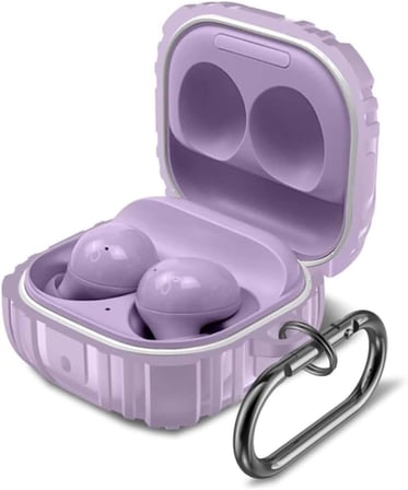 Samsung Galaxy Buds 2 Pro İle Uyumlu Kulaklik Kilif Darbeye Dayanikli Fundamental Sert Koruyucu Toz Ve Kirden Koruyan Galaxy Buds 2 Pro İle Uyumlu Kilif Lila