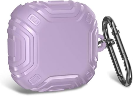 Samsung Galaxy Buds 2 Pro İle Uyumlu Kulaklik Kilif Darbeye Dayanikli Fundamental Sert Koruyucu Toz Ve Kirden Koruyan Galaxy Buds 2 Pro İle Uyumlu Kilif Lila