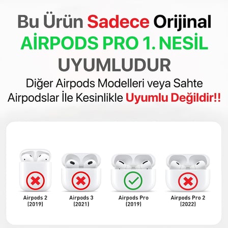 Airpods Pro 1.Nesil İçin Fiber Karbon Görünümlü Airpods Pro 1 Silikon Kılıf (Siyah)