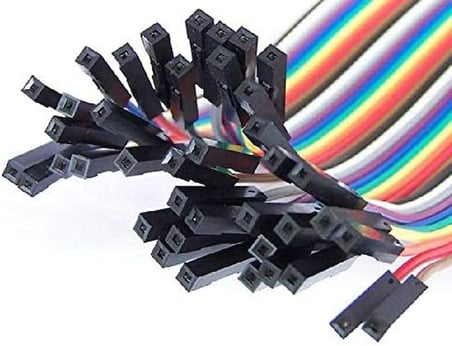 30 cm 40 Pin Ayrılabilen Dişi-Dişi F-F Jumper Kablo-300 mm