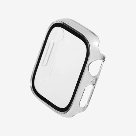 Apple Watch ile Uyumlu Kasa Koruyucu Kılıf, 360° Tam Koruma, Ekran Koruyuculu Klasik Tasarım, Series 10/11 42mm / 46mm, 45mm, 44mm, 41mm, 40mm, 38mm (Şeffaf, 40mm)