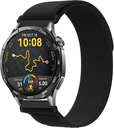 22mm ile Uyumlu Saatler için Trail Loop 46mm Yumuşak Kumaş Kordon HUAWEI Watch (GT7 Pro/GT7/GT6 Pro/GT6/GT5 Pro/GT5/GT4/Watch 4 Pro/GT3/GT3 Pro/GT2/GT2 Pro)