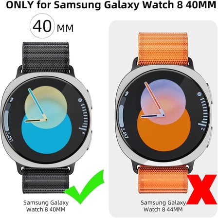 [Soft-Case] Samsung Galaxy Watch 8 40mm için 360° Kasa Koruyucu Yumuşak TPU Kılıf Dokunmatiği ve Netliği Etkilemeyen Darbelere Karşı Galaxy Watch 8 40mm Ekran Koruyuculu Kılıf (Şeffaf)