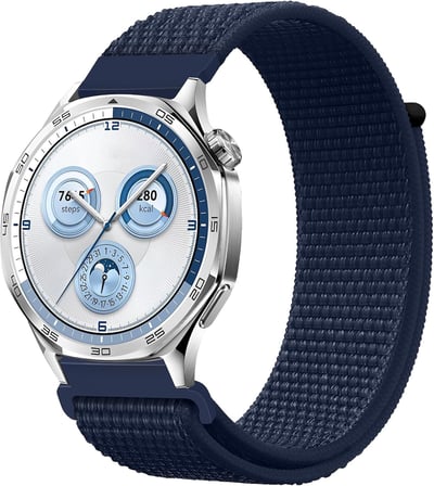 22mm ile Uyumlu Saatler için Hasır 46mm Yumuşak Naylon Kordon HUAWEI Watch (GT7 Pro/GT7/GT6 Pro/GT6/GT5 Pro/GT5/GT4/Watch 4 Pro/GT3/GT3 Pro/GT2/GT2 Pro)