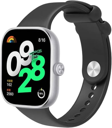 Xiaomi ile uyumlu Redmi Watch 4/5/6 - Smart Band 8 Pro / 9 Pro Kordon Spor Silikon Band Mix 109
