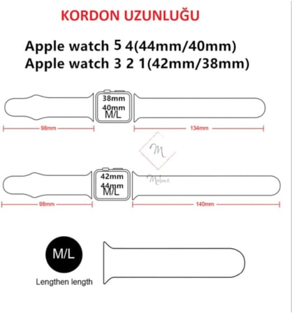 Apple Watch Kordon 2 3 4 5 6 Se ile Uyumlu 38 Mm 40 Mm Spor Kordon