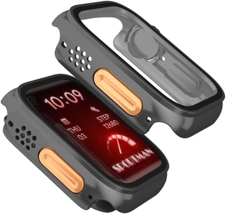 Apple Watch Se 6 5 4 44MM Watch için Ekran Koruyucu Kılıf Ultra Görünümlü Kılıf Tam Kaplayan Watch Kasa Koruyucu Kılıf Ultra Görünümü Veren Kılıf Apple Watch Se 6 5 4 44MM ile Uyumludur
