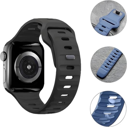 Watch 41mm 40mm 38mm ile Uyumlu Kordon Hora Renkli Kopma Karşıtı Kordon Spor Rahatsız Etmeyen Apple Watch Ultra 2/1 9 8 SE 7 6 5 4 3 2 1 ile Uyumlu Kordon