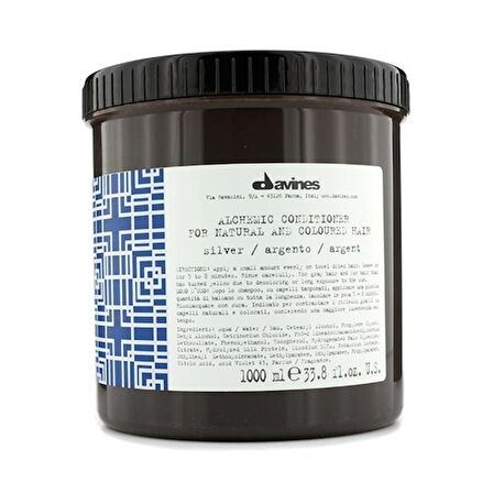 Davines Alchemic Gri ve Sarı Saçlar için Saç Kremi 1000ML