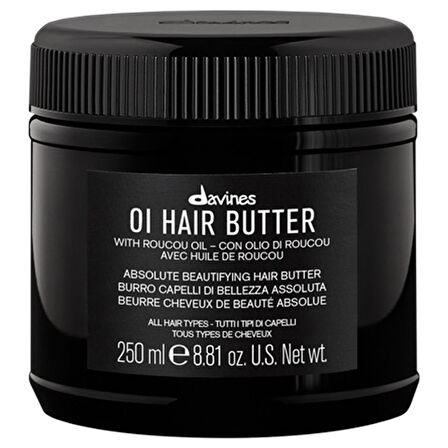 Oi Butter Kabarma Önleyici ve Parlaklık Veren Pürüzsüzleştirici Saç Bakım Kremi 250 ml Roucou Yağı ile Tüm Saç Tipleri İçin