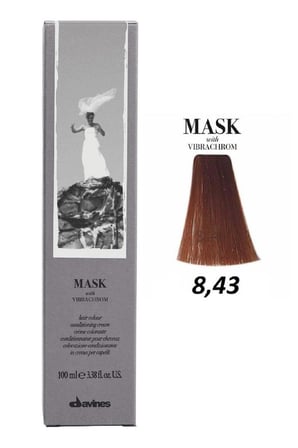Davines Mask Vibrachrom 8,43 Açık Kumral Bakır Dore Saç Boyası 100 ML