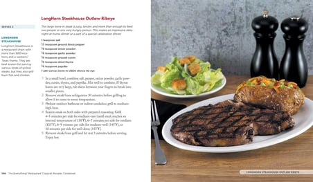 The Everything Restaurant Copycat Recipes Cookbook: 200 Easy Recipes to Re-Create Your Favorite Restaurant Dishes at Home