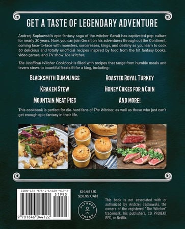 The Unofficial Witcher Cookbook: Daringly Delicious Recipes for Fans of the Fantasy Classic