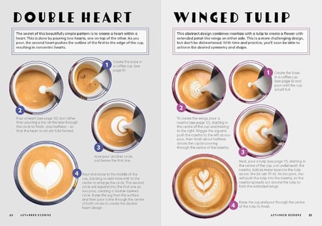 Coffee Art Masterclass: 50 incredible coffee designs for the home barista