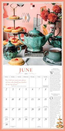 Collectible Teapot Wall Calendar 2024: A Tea Obsessive's Dream Come True