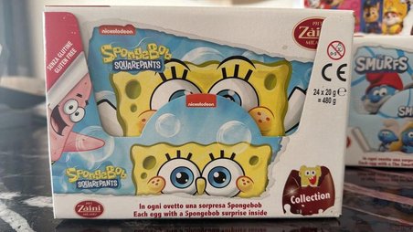 Zaini SpongeBob Sürpriz Yumurta 20 gr (1 Adet)