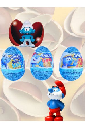 Zaini Smurfs Sürpriz Yumurta 20 gr (1 Adet)