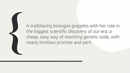 A Crack In Creation: Gene Editing and the Unthinkable Power to Control Evolution