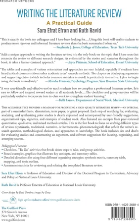 Writing the Literature Review: A Practical Guide
