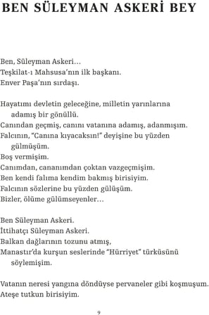 Süleyman Askeri Bey: Adanmışlardan, Ya Hep Ya Hiç