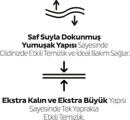 XL Lavanta Kokulu Bebek Vücut Temizleme Havlusu 50 Yaprak