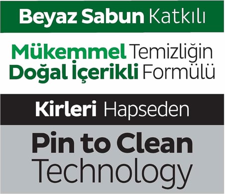 Easy Clean Beyaz Sabun Katkılı Yüzey Temizlik Havlusu Çanta Boy 20 Yaprak