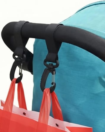 2 ADET Bebek Arabası Puset Otomobil Bisikllet Motosiklet Gidonu Çanta Poşet Saksı Asma Askılık Askısı