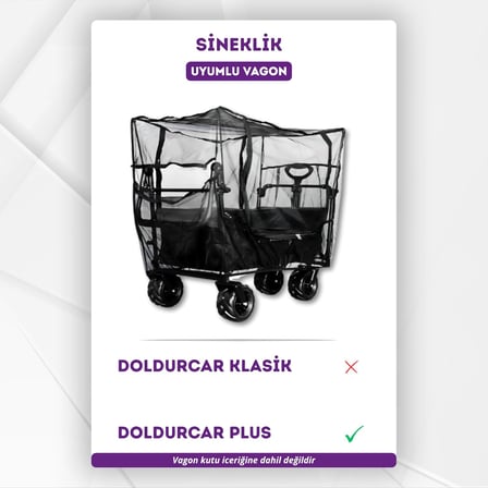 Sineklik – Katlanabilir Vagon Arabası İçin Tak-Çıkar Sinek Koruma Filesi | Nefes Alabilir & Hafif Tasarım | Seyahat ve Açık Alan Kullanımı İçin Uygun