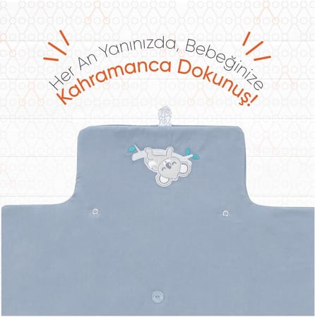 Hero Nakışlı Alt Değiştirme Çantası Koala