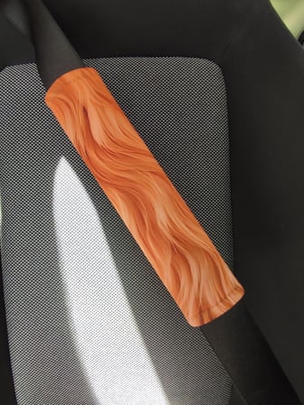 Premium Dijital Baskılı, Emniyet Kemeri Pedi, Emniyet kemer yastığı, Emniyet Kemeri kılıfı, Voleur Kumaş, Ekstra Yumuşak, 2 Adet, Premium Dijital Baskı, 4 MM süngerli