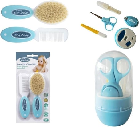 Naturel Fırça Tarak +bebek Tırnak Bakım