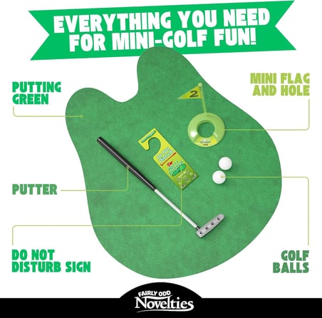 Potty Putter Toilet Time Golf Game