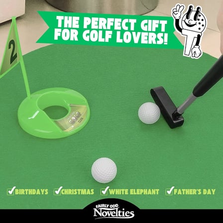 Potty Putter Toilet Time Golf Game