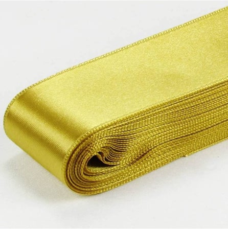 Gold (altın) Renk Saten Kurdela 4 Cm. X 10 Metre (Gold)