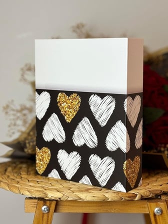 Rabsev Fotoğraf Albümü 10x15cm 200 Lük Renkli Valentine's Desenli Anı Albümü