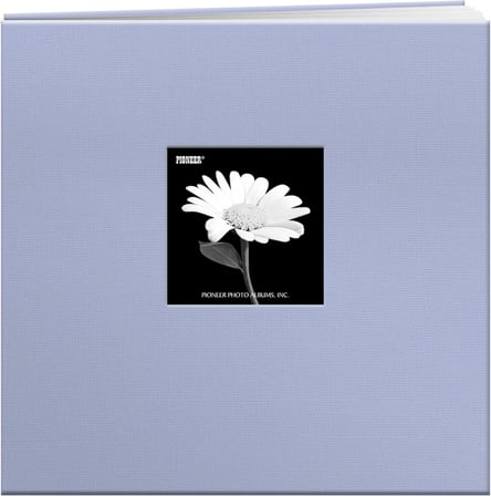 30,5 x 30,5 cm Kayın, Kumaş Kaplama, Pencereli Albüm,Kırmızı, Heavenly Blue, 30,5 x 30,5 cm