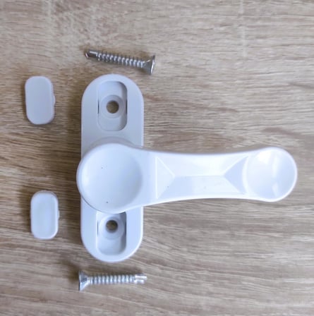 Pvc Pencere Metal Çekmeli Çocuk Emniyet Mandalı Güvenlik Kilidi (1, Beyaz)