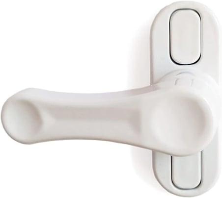 Deaks Pvc Pimapen Kapı Pencere Emniyet Çocuk Güvenlik Kilidi Basmalı Beyaz 1410