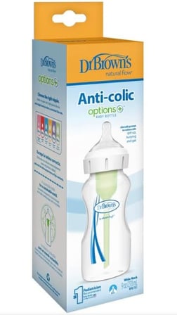 270 ml Geniş Ağız PP Biberon 2. Seviye Emzik ile