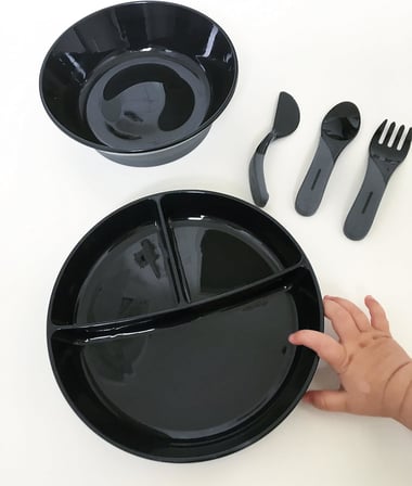 Bebek Öğrenme Çatal ve Kaşık Seti Mavi 6+ Ay