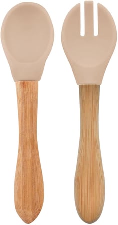 Mama Kaşığı Ve Çatal Seti 010600 Bubble Beige