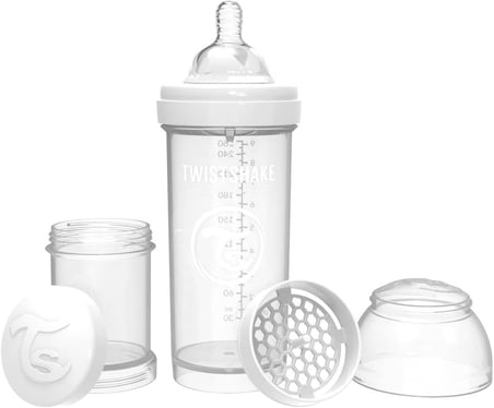 Anti-Kolik Bebek Biberonu Beyaz 2+ Ay 260 ml