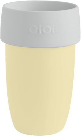 Leak Lock Sızdırmaz Silikon Bardak- Mellow Yellow/Powder Grey