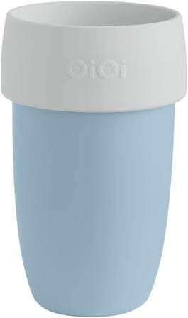 Leak Lock Sızdırmaz Silikon Bardak- Mineral Blue/Powder Grey