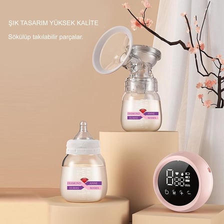 Diamond Mama Elmas Anne Elektirikli Gögüs Pompası Çiftli MZ-600T